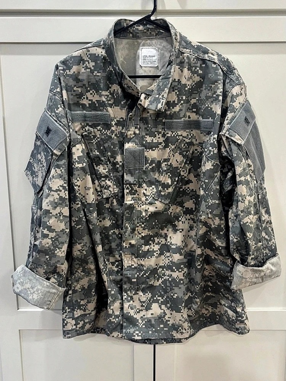 US Military Issue Army Combat Uniform Coat UCP Men's Camo Jacket Large